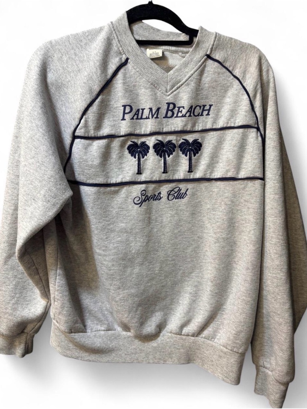 Vintage Urban Outfitters Palm Beach Sports Club Gray Crewneck Size S/P